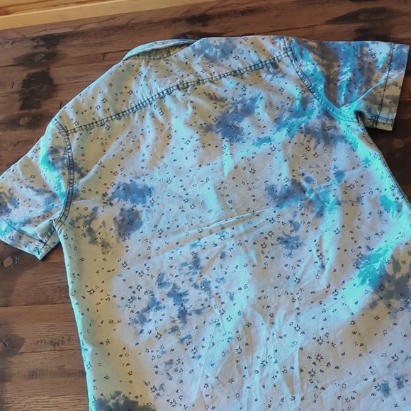 Denim & Flower Ricky Singh SS Button Down Shirt. Sz M - Picture 10 of 13